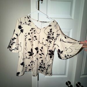 Elegant Floral Print Blouse